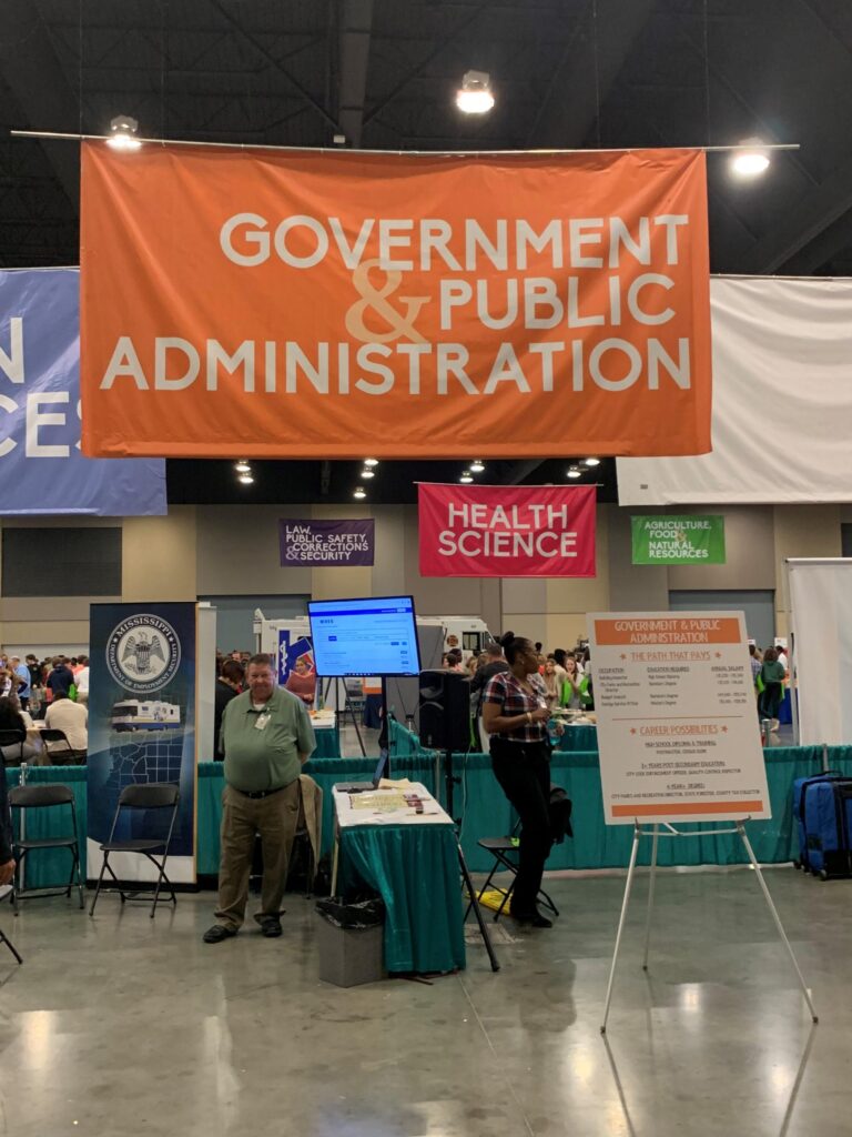 Government & Public Administration area and booths