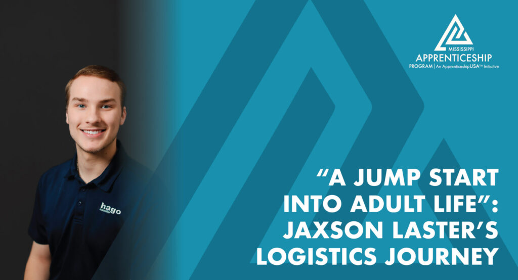 Portrait of Jaxson Laster for Mississippi Apprenticeship Program.