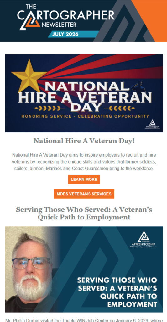 National Hire A Veteran Day newsletter for July 2026.